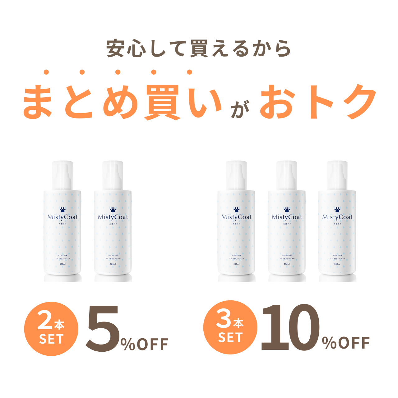 MistyCoat 犬用グルーミングスプレー <洗い流し不要> 300ml