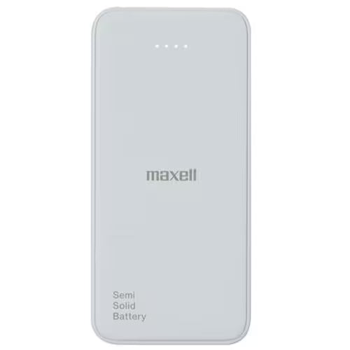 Maxell モバイルバッテリー 10000mAh 燃えにくい半固体電池採用 MPC-CSSB10000