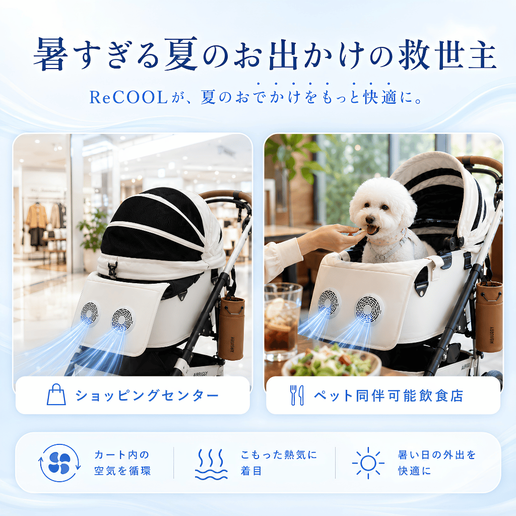 【予約注文】ReCOOL ペットカート用クーラー